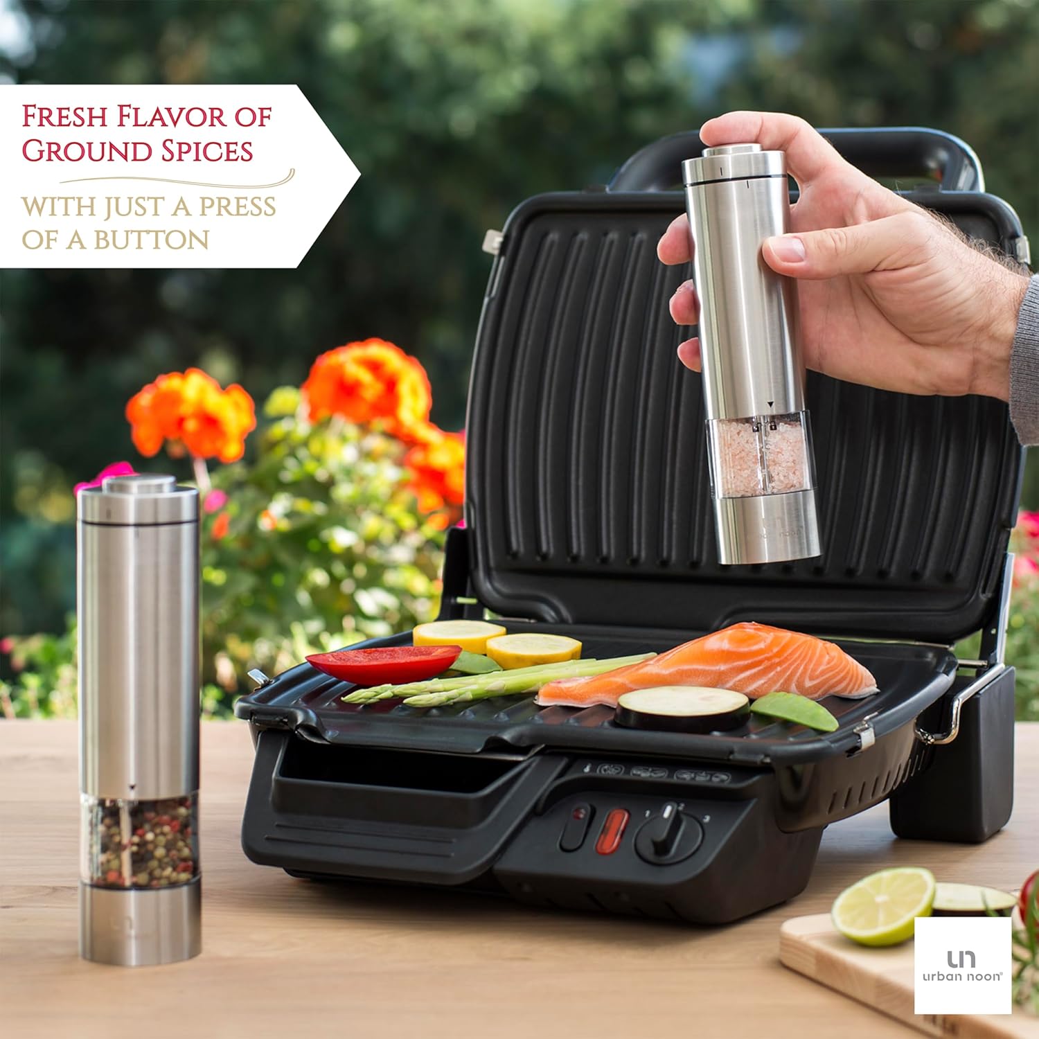 Elegant Battery Operated Salt Pepper Generator Set