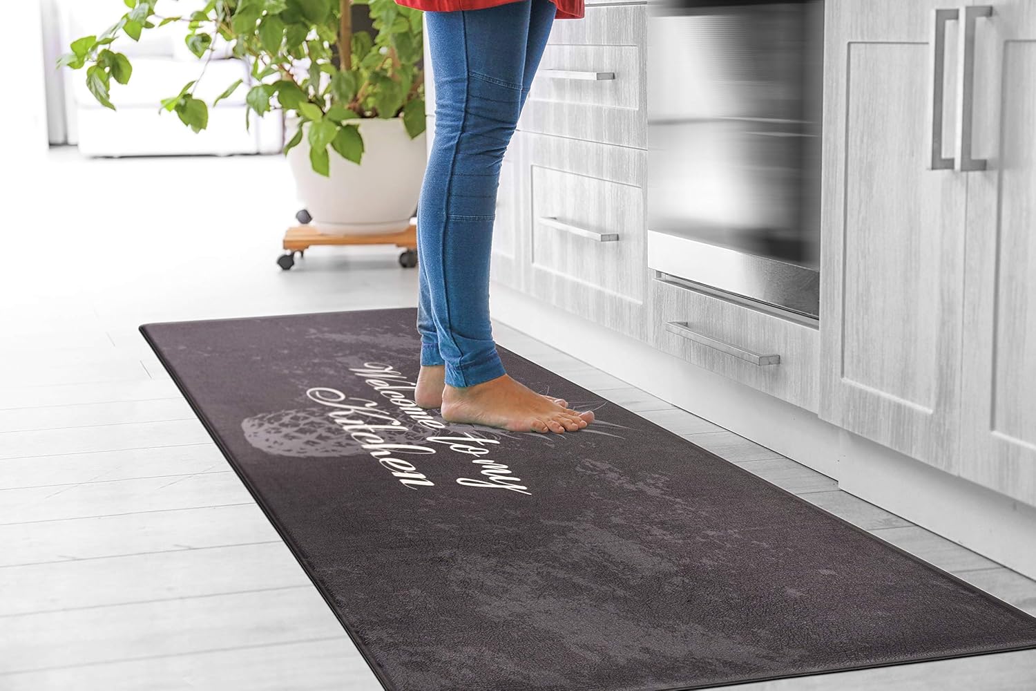 Rugshop Welcome Kitchen Anti-Fatigue Standing Mat 18x47