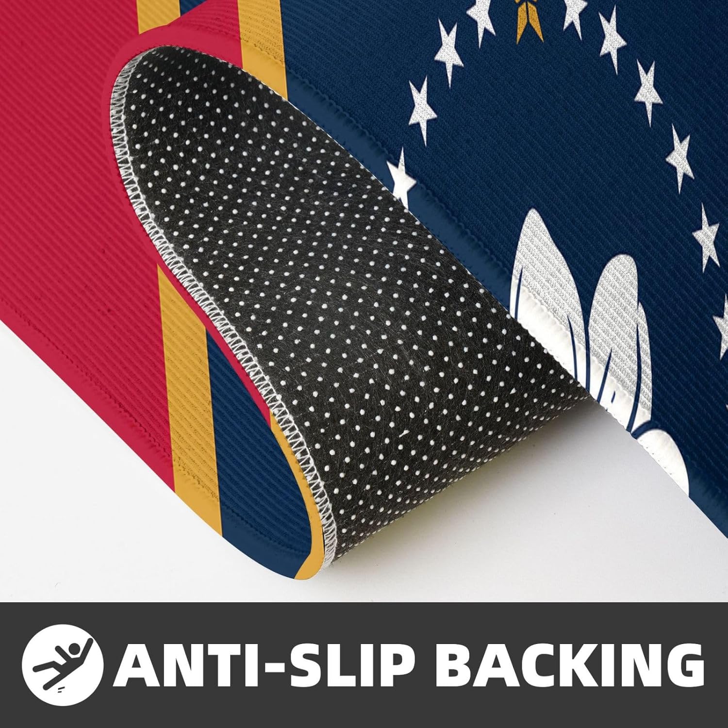 Mississippi State Flag Print Kitchen Mats