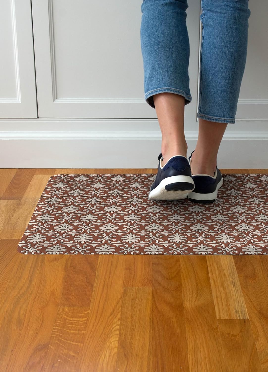 Terracotta Design Anti-Fatigue Mat for Home Kitchen
