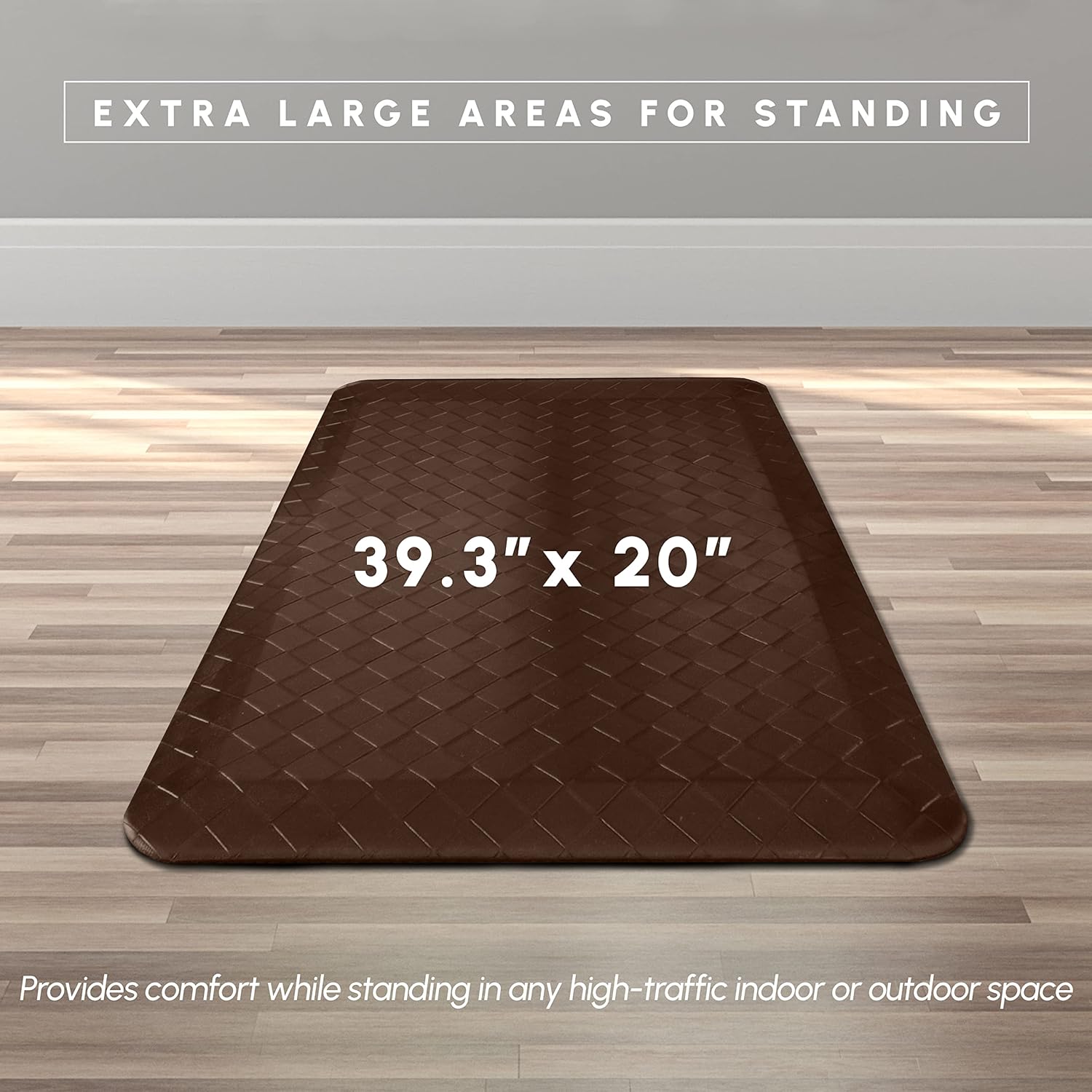 Extra Thick Memory Foam Kitchen Mat for Standing Comfort