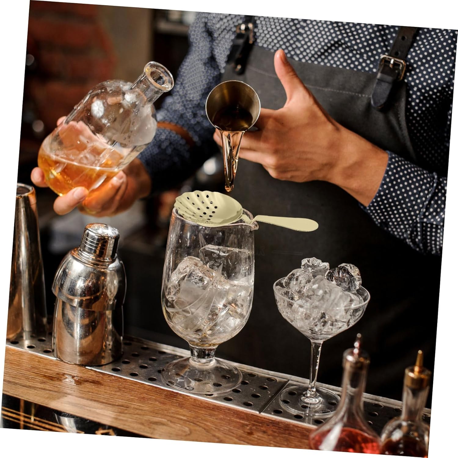 Zerodeko Ice Strainer -Professional Bartenders Tool