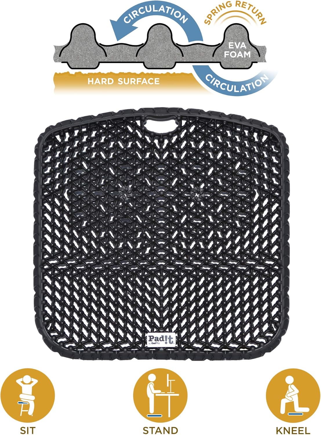 GelPro Padt Multi-Purpose Comfort Cushion