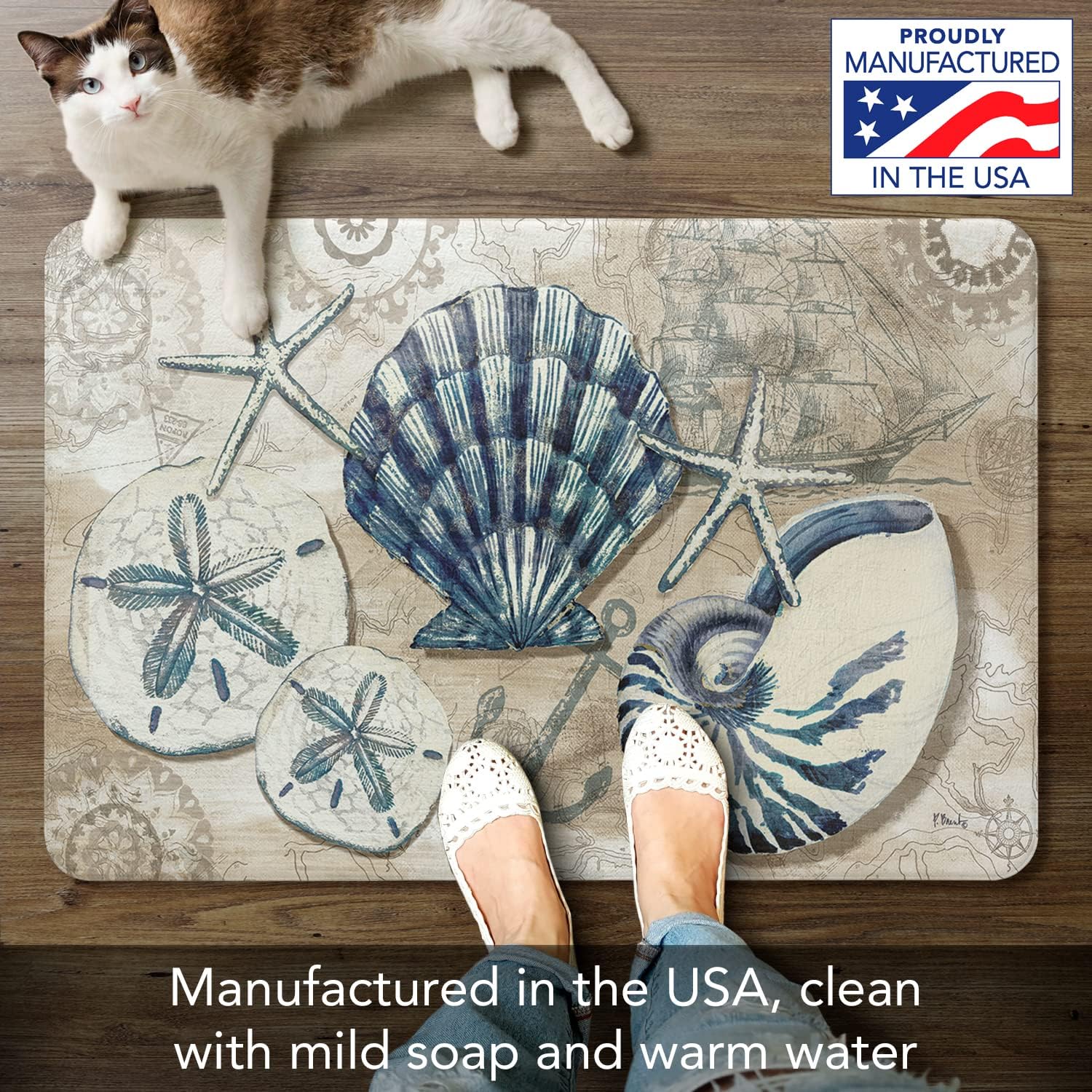 Countermanic Ultra-Tough Durable Easy to Clean Kitchen Mat