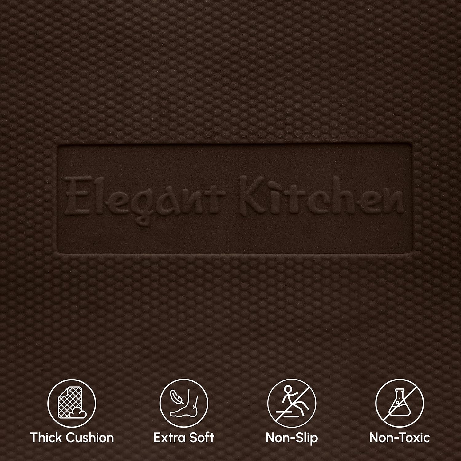 Extra Thick Memory Foam Kitchen Mat for Standing Comfort