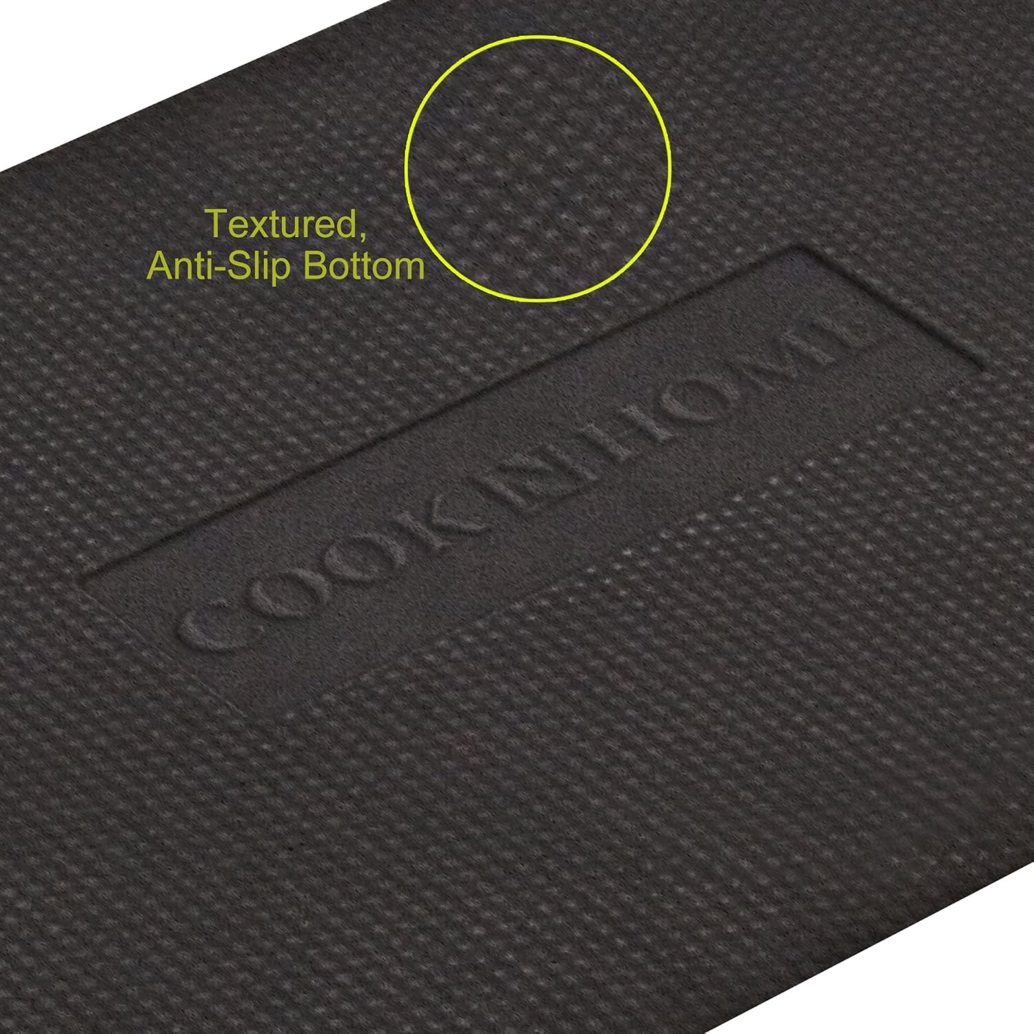 Anti-Fatigue Comfort Mat reduces pressure while standing and working