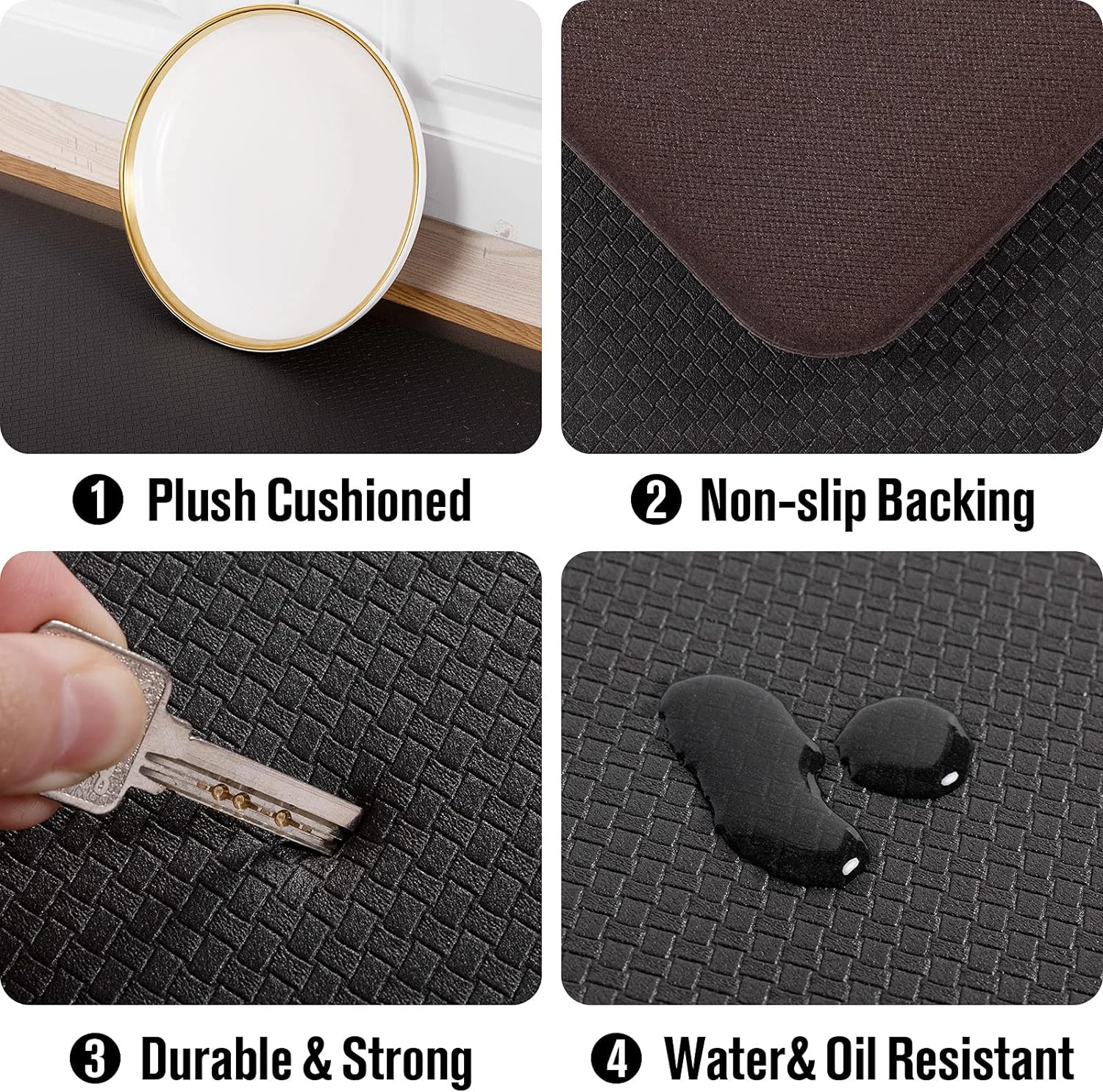 Ergonomic Standing Kitchen Mat for Anti-Fatigue Comfort
